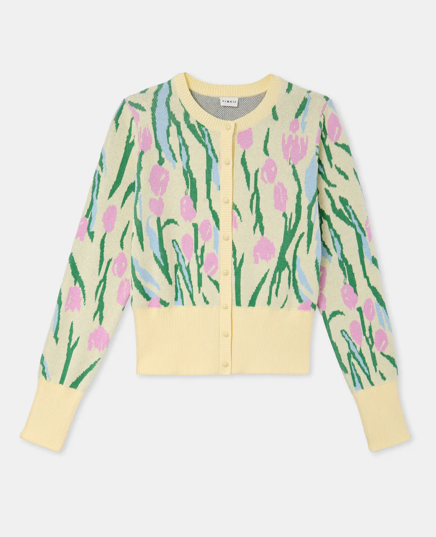 Pimkie Gilet motif tulipes
