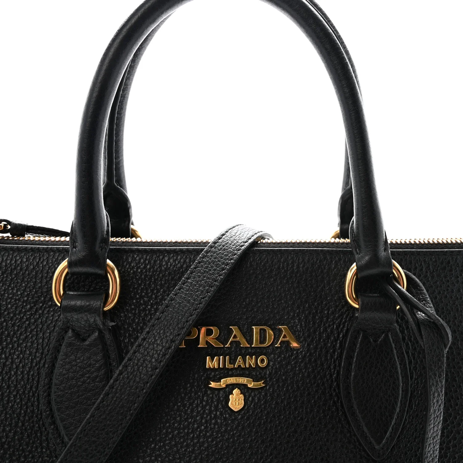 Vitello Phenix Tote Black - Top Club