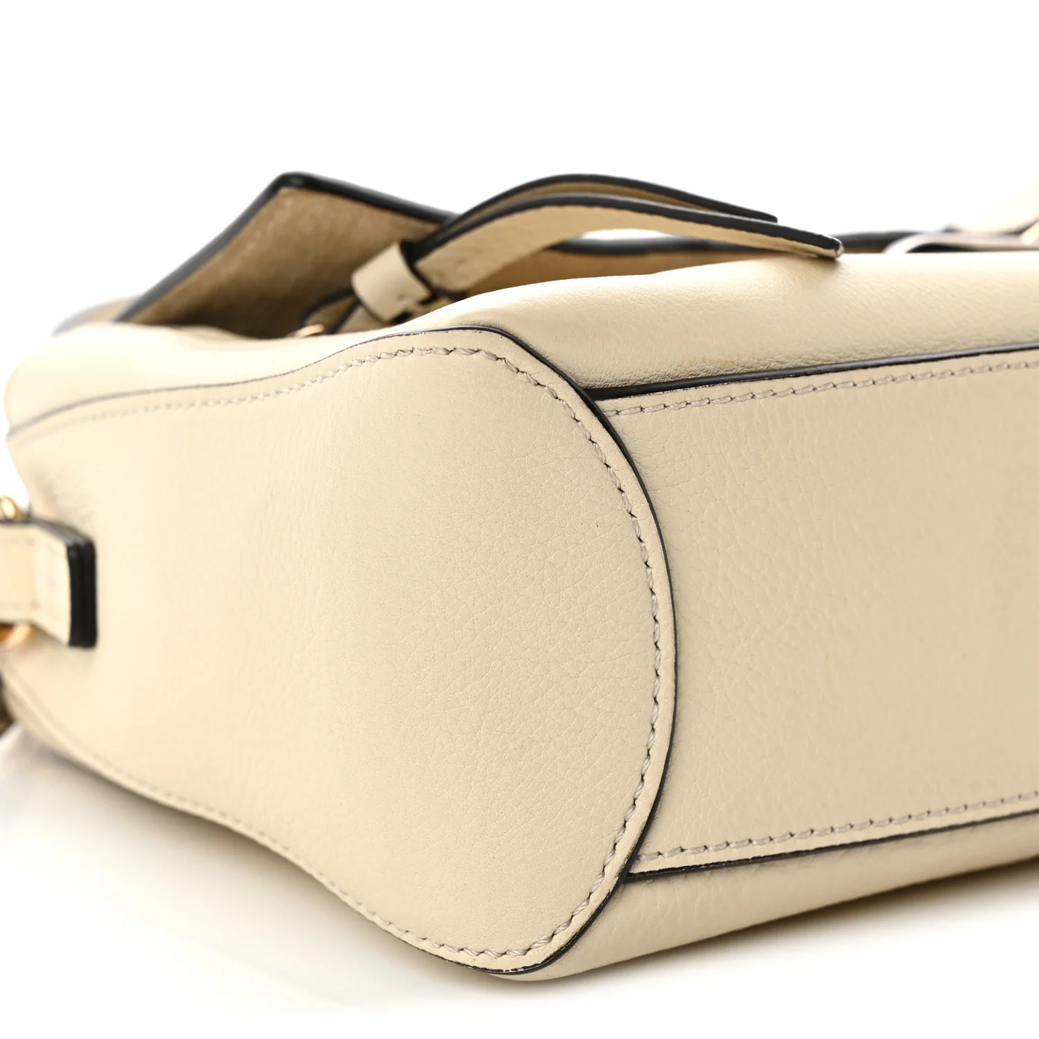 Calfskin Mini Faye Day Shoulder Bag Off White - Top Club