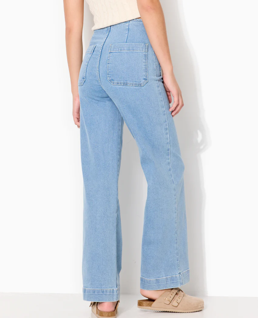 Pimkie Jean wide taille haute avec poches devant