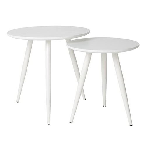 Bijzettafel Daven wit