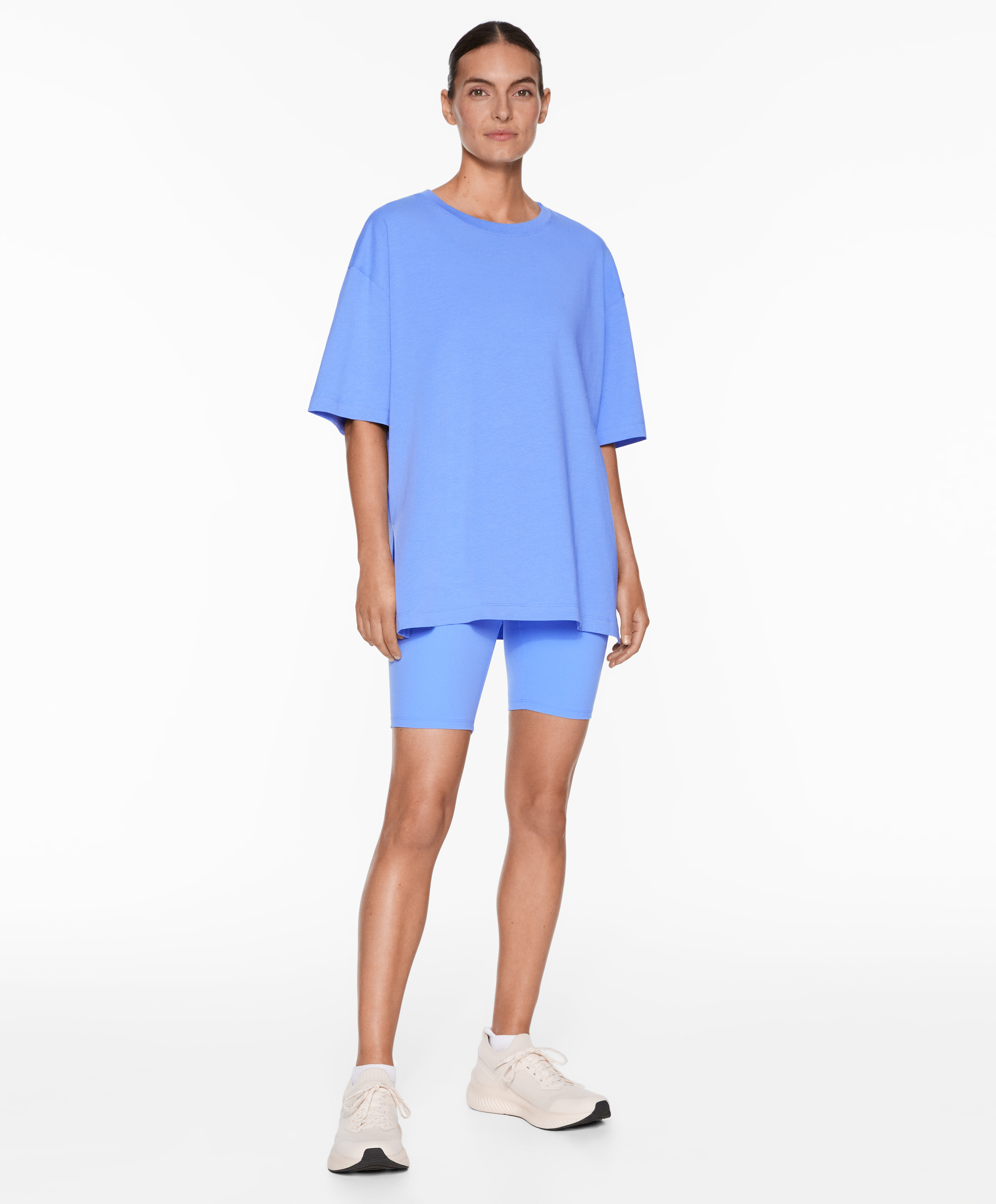 OYSHO Short sleeve cotton blend T-shirt