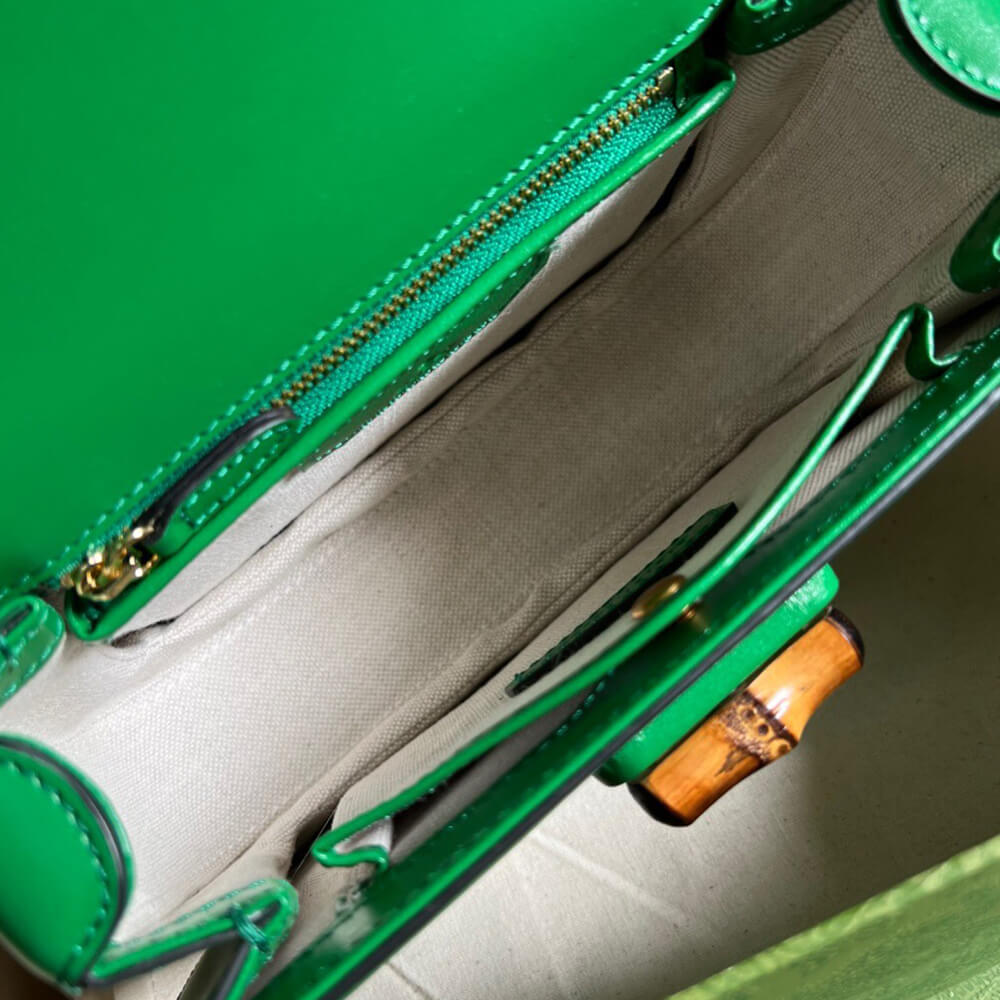 GUCCI BAMBOO 1947 JUMBO GG SMALL TOP HANDLE BAG - Top Club