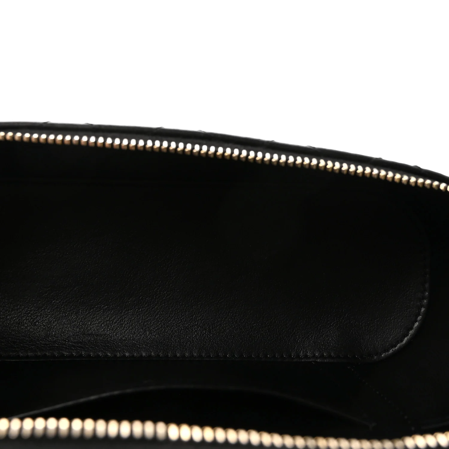 Lambskin Quilted Mini Gaby Vanity Case Black - Top Club