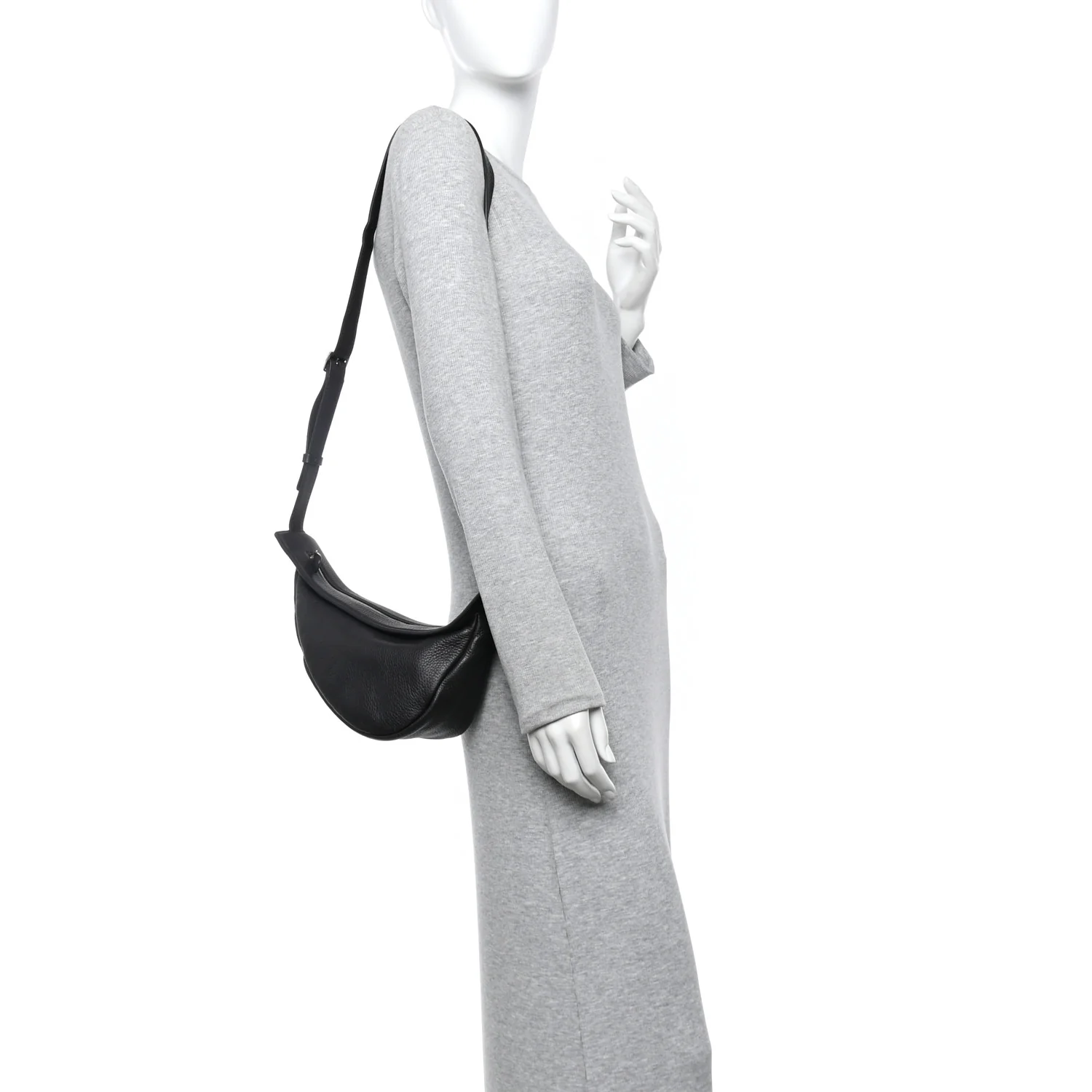 Deerskin Small Slouchy Banana Bag Espresso
