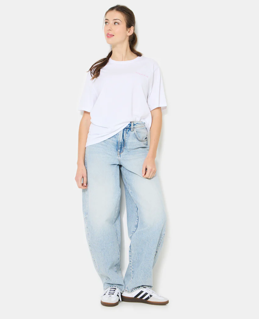 Pimkie T-shirt oversize avec print poitrine et dos