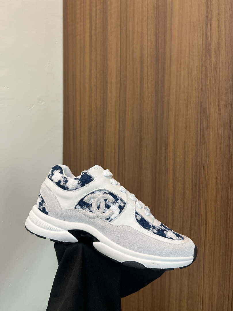 Chanel G45077 Women's Trainer Wool Sneaker C912468 - Sneaker Replica Workshop