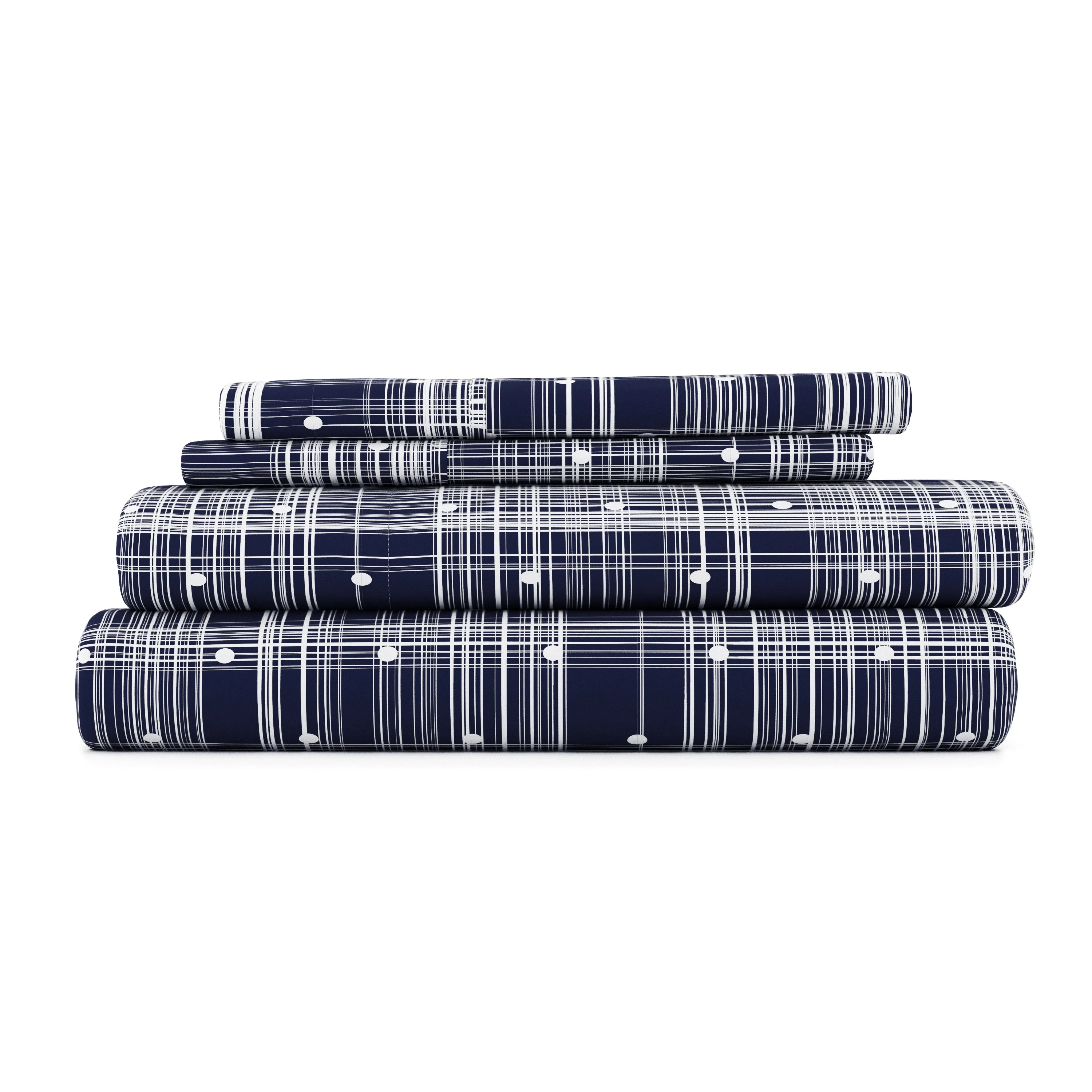 Polkadot Pattern 4-Piece Sheet Set (Sale)