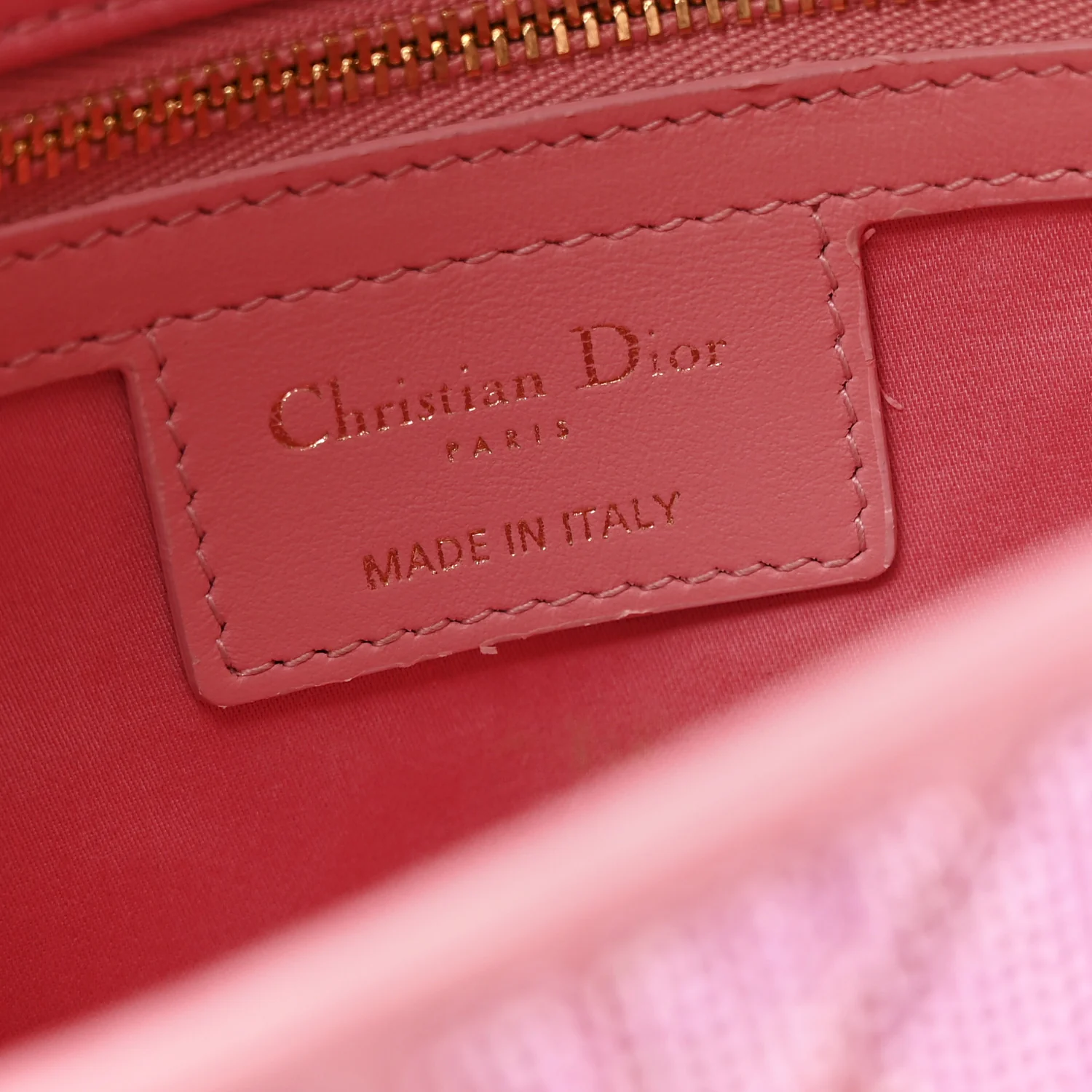 Calfskin Beaded Small Caro Bag Pink - Top Club