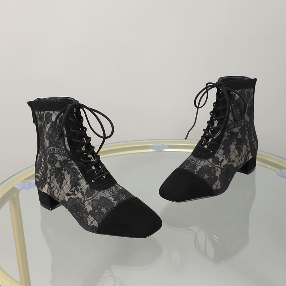 DIOR Naughtily-D Heeled Ankle Boot - Top Club