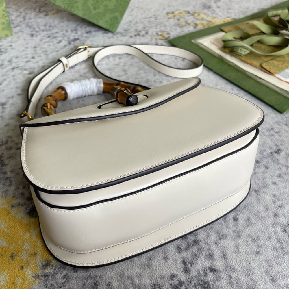 GUCCI BAMBOO 1947 JUMBO GG SMALL TOP HANDLE BAG - Top Club