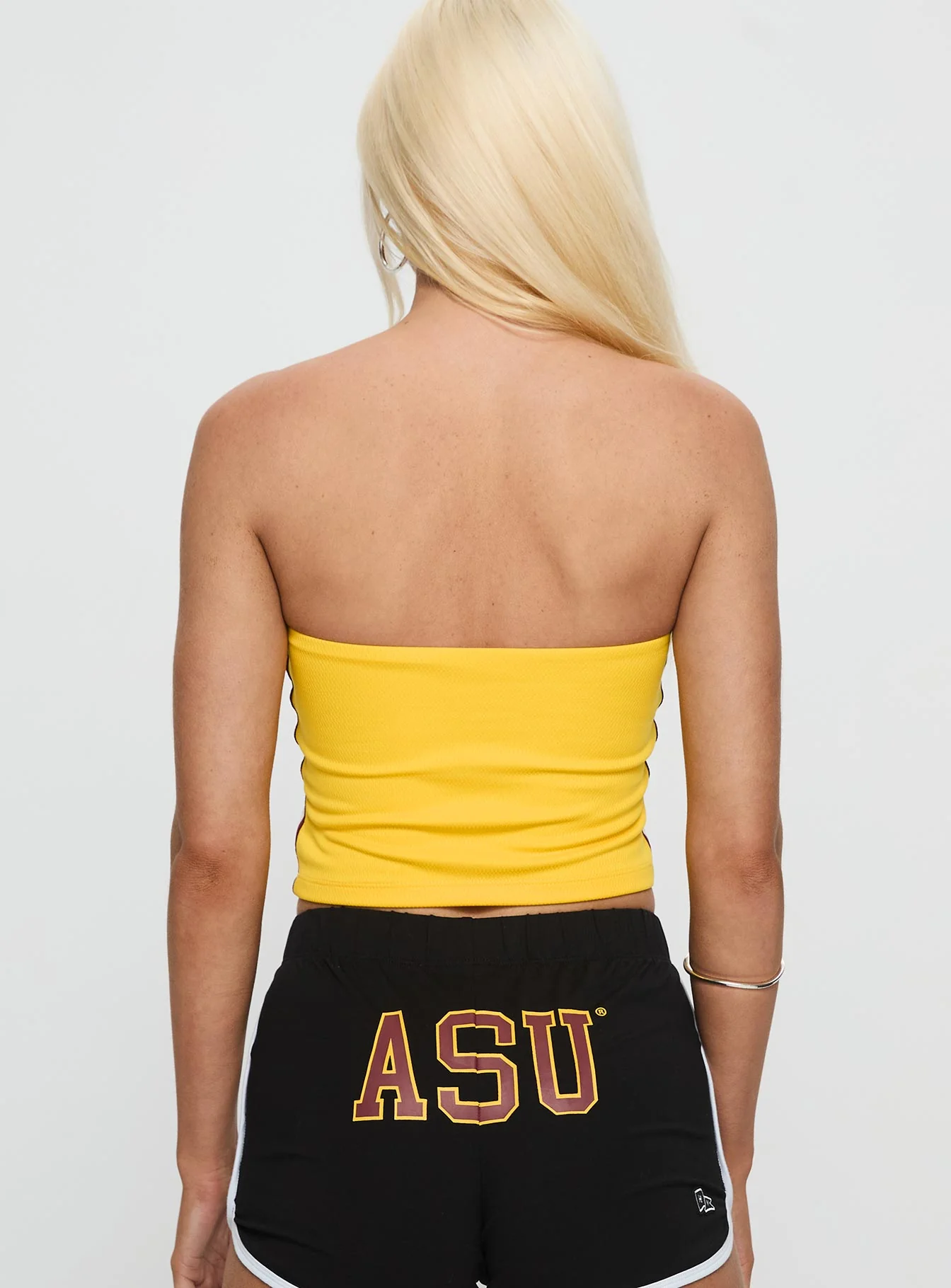 ASU Jersey Tube Top Gold