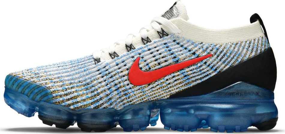 Air VaporMax Flyknit 3  Photo Blue Gold  AJ6900-106 - Sneaker Replica Workshop