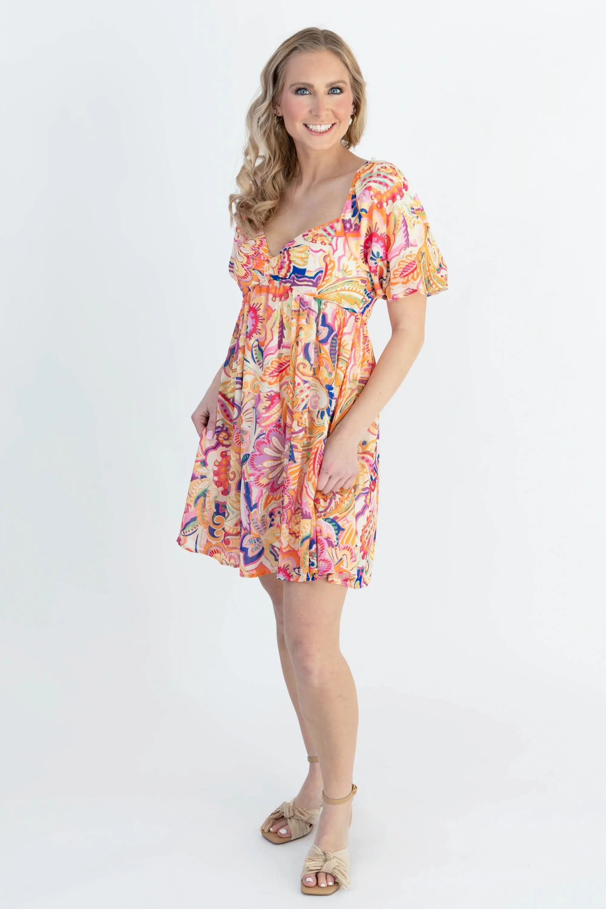 Create Your Sunshine Mini Dress - ALJEGJ
