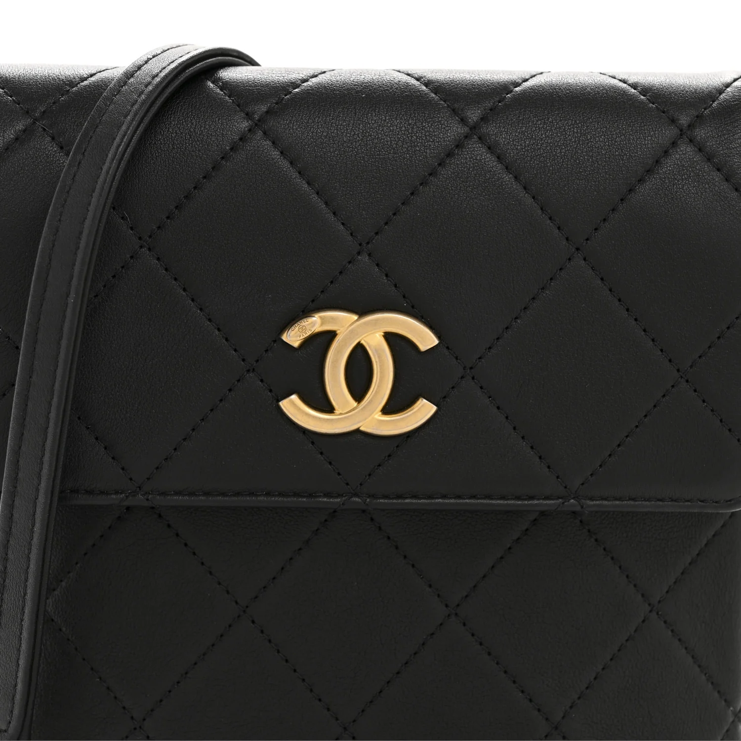 Calfskin Quilted Pearl Small About Pearls Hobo Bag Black - Top Club
