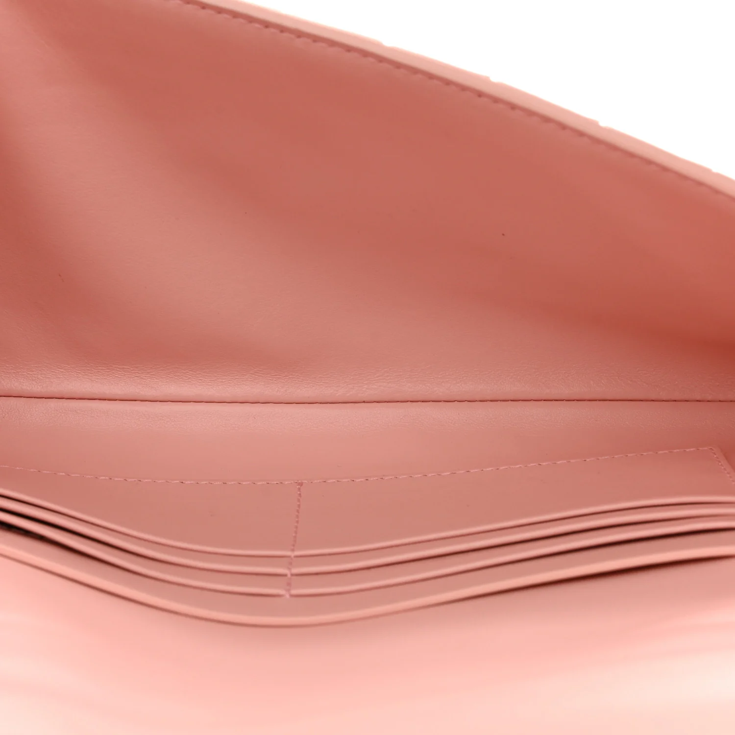 Nappa Intrecciato Long Andiamo Top Handle Clutch Rose - Top Club