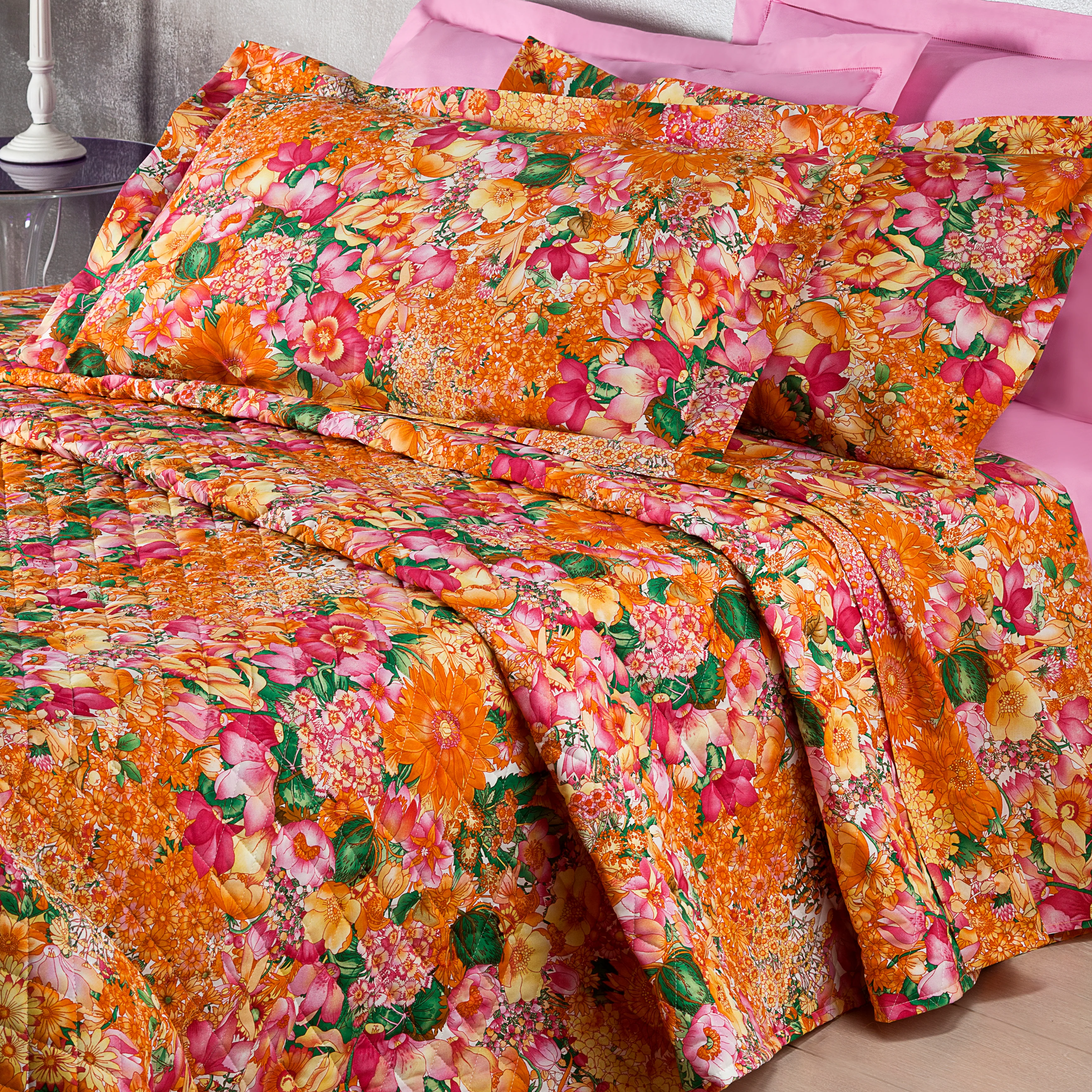 Copriletto Trapuntato In  Summer Matrimoniale