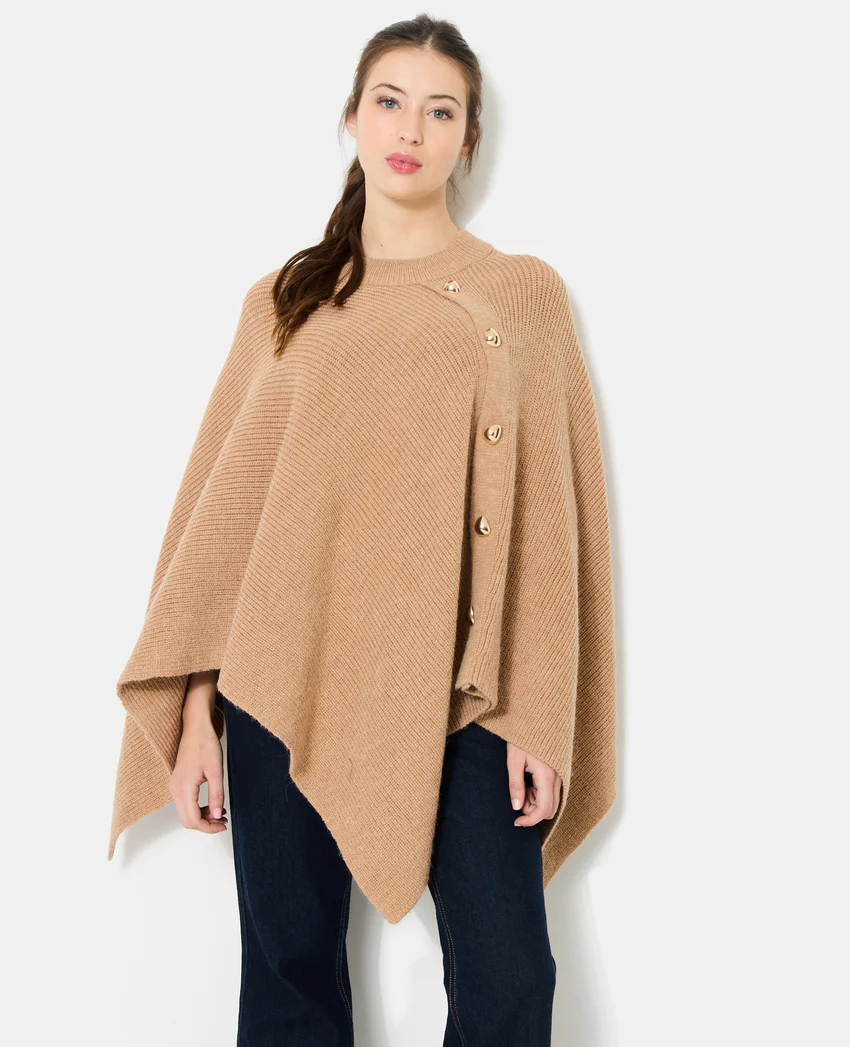 Pimkie Cape en tricot avec détail boutons