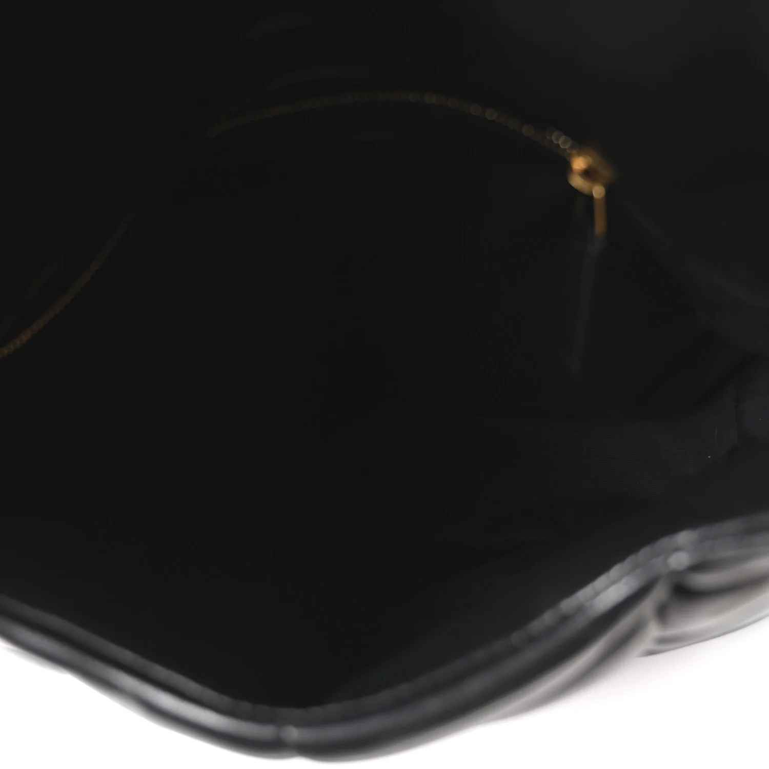 Lambskin Quilted Medium Loulou Puffer Monogram Chain Satchel Black - Top Club