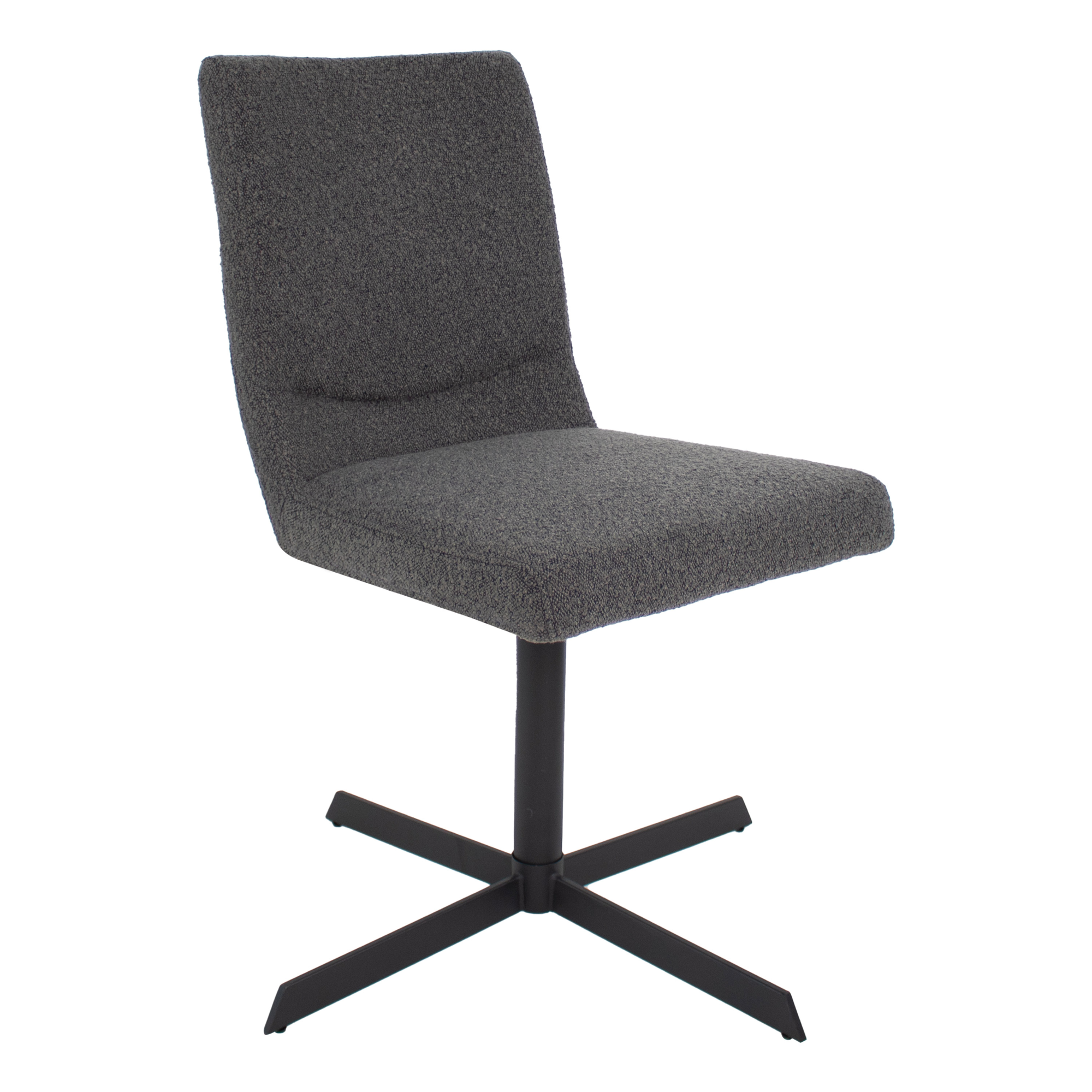 Kick eetkamerstoel Sam Boucle - donkergrijs