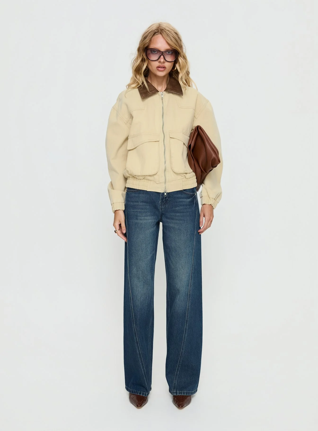 Sancia Bomber Jacket Beige