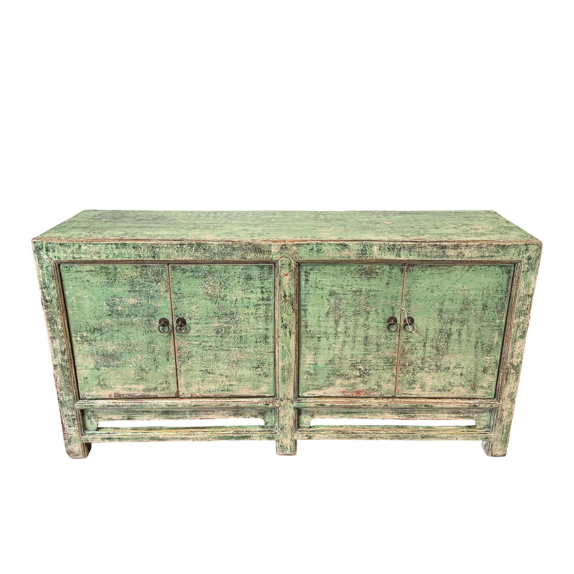 Dressoir 4 deurs groen uniek