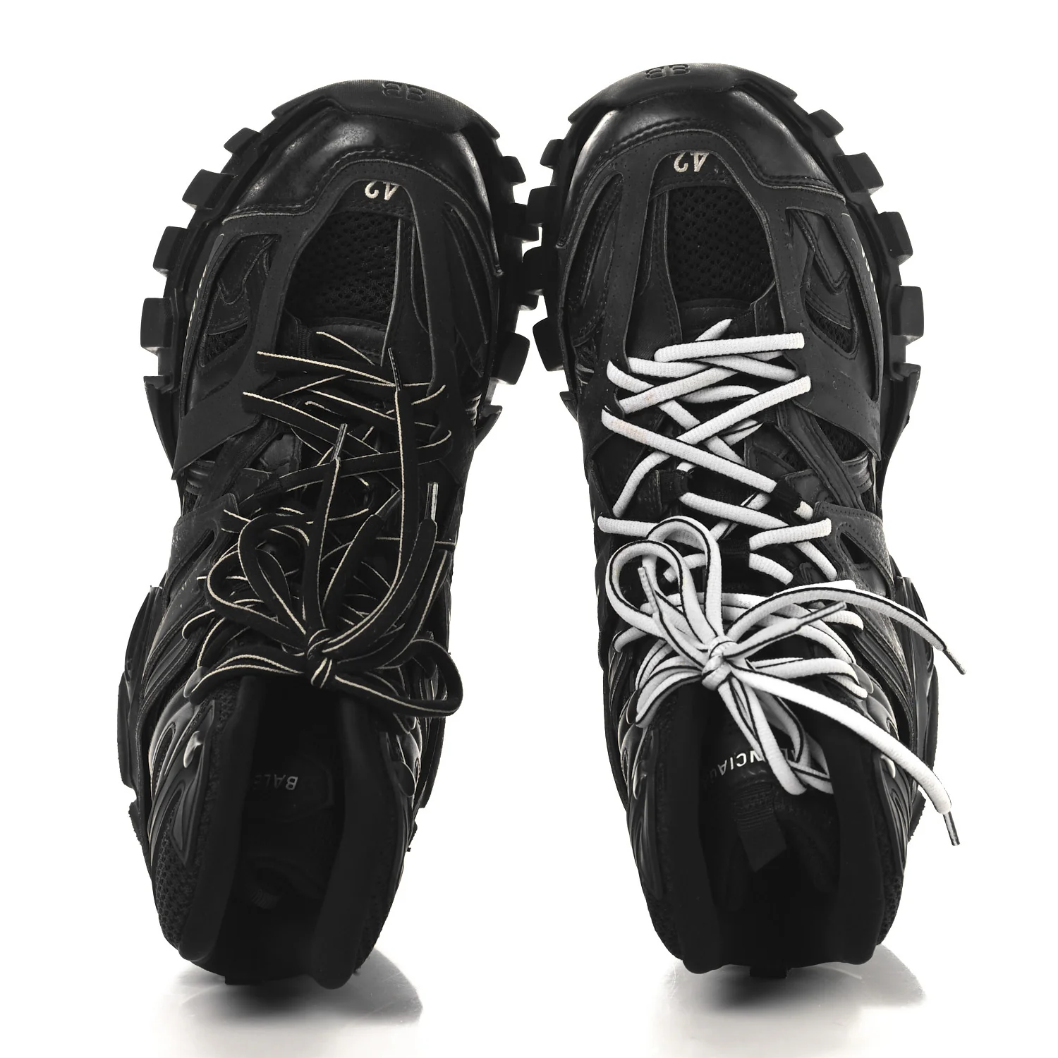 Mesh Nylon Mens Track Hike Sneakers 42 Black