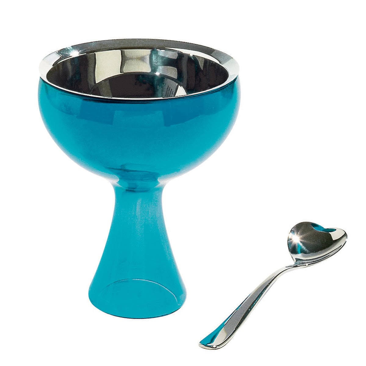 Alessi Big Love Ice Cream Bowl u0026 Spoon - Blue
