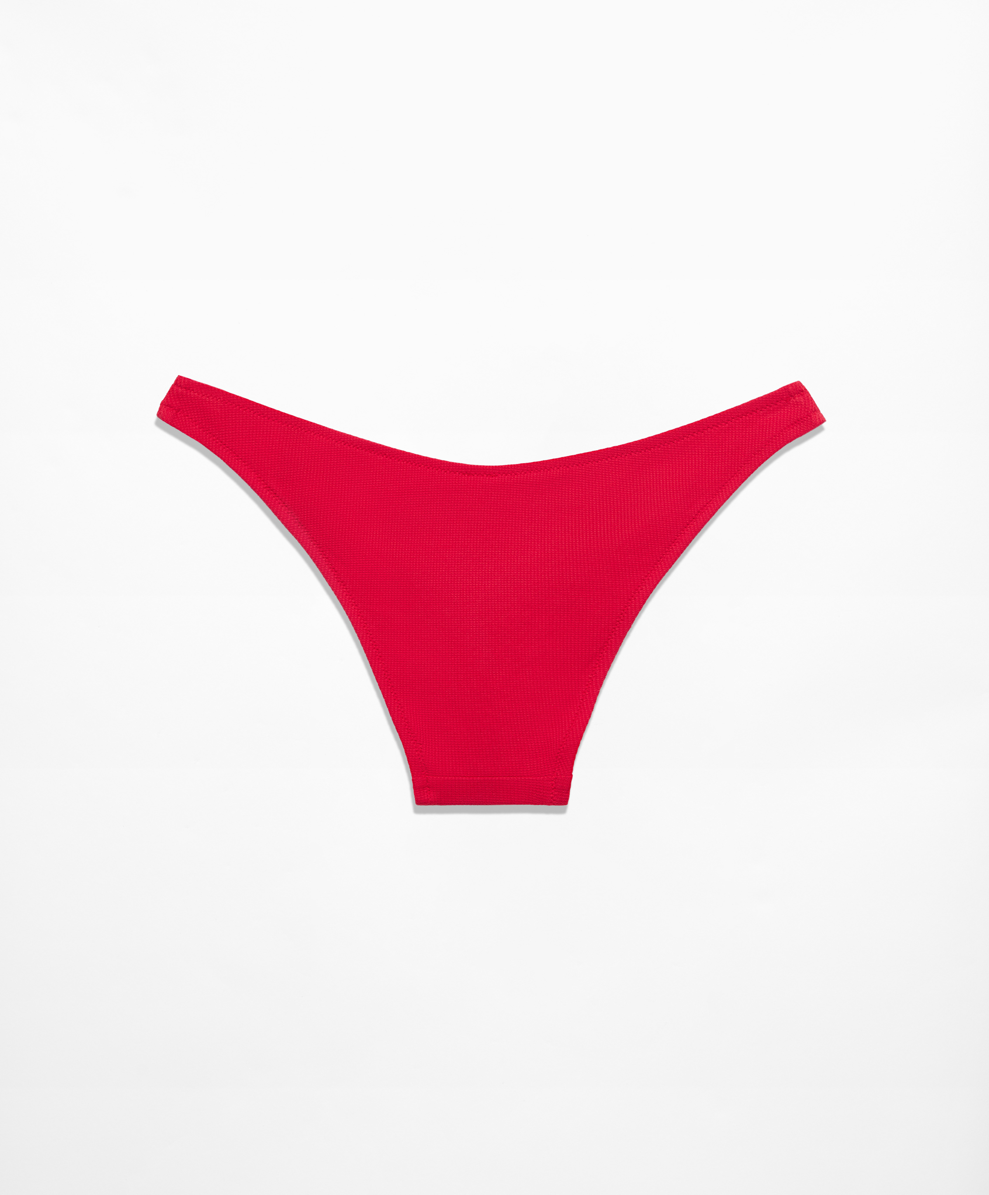 OYSHO Piqué medium-coverage U-cut bikini briefs