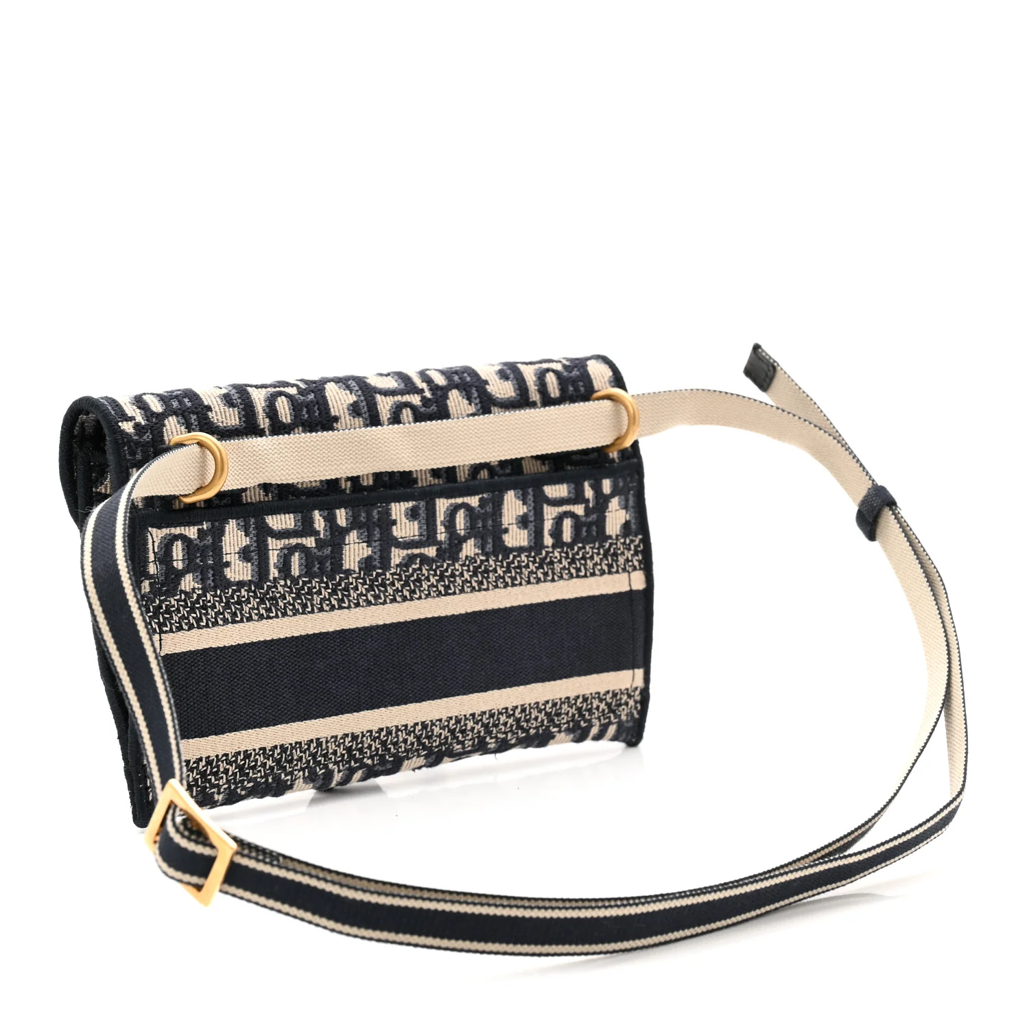 Oblique Slim Saddle Pouch Blue - Top Club