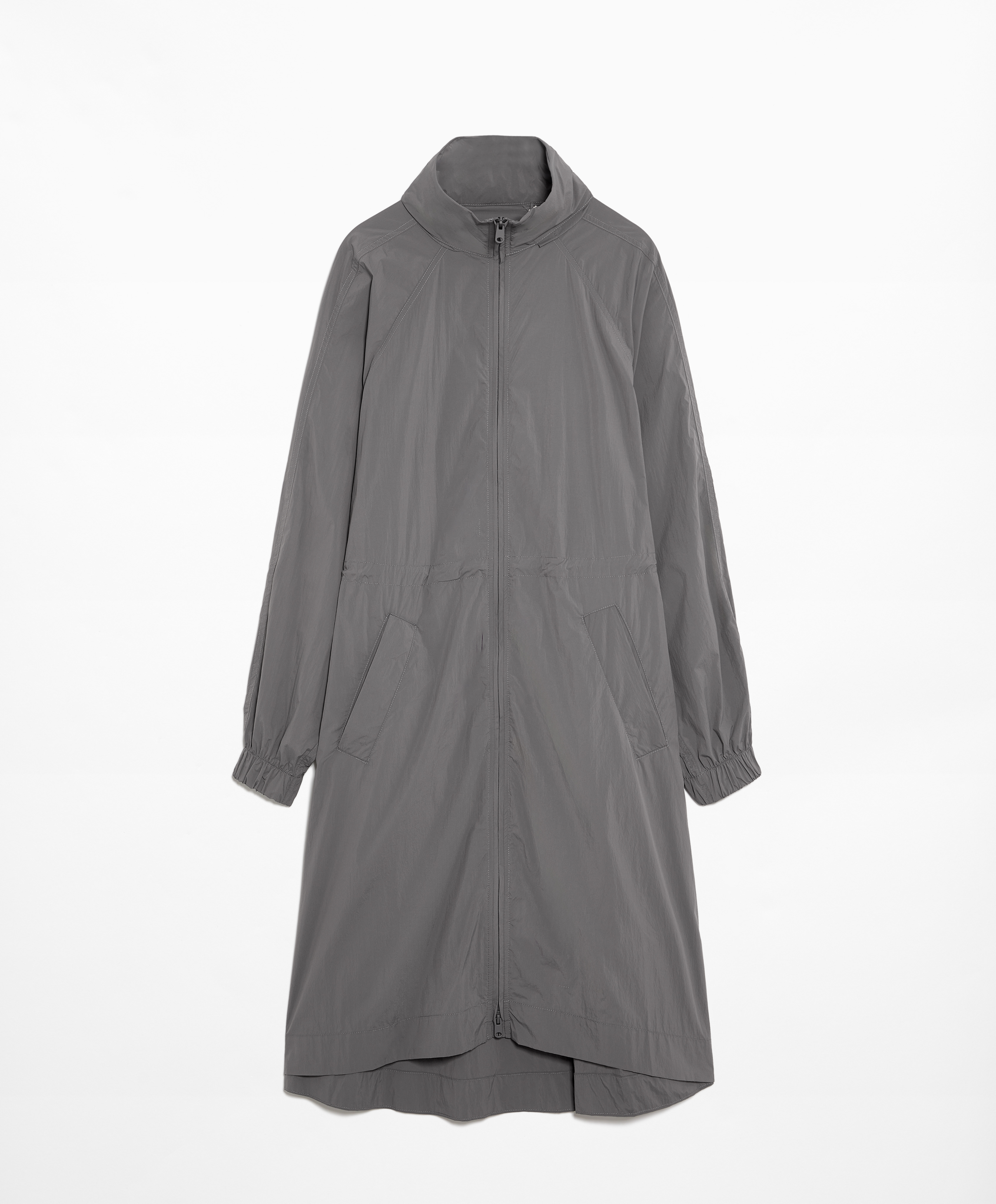 OYSHO Water-repellent midi jacket