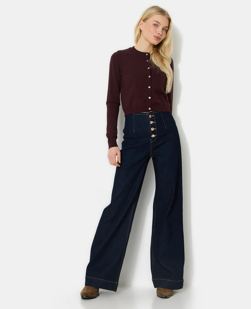 Pimkie Jean wide avec boutons fantaisie