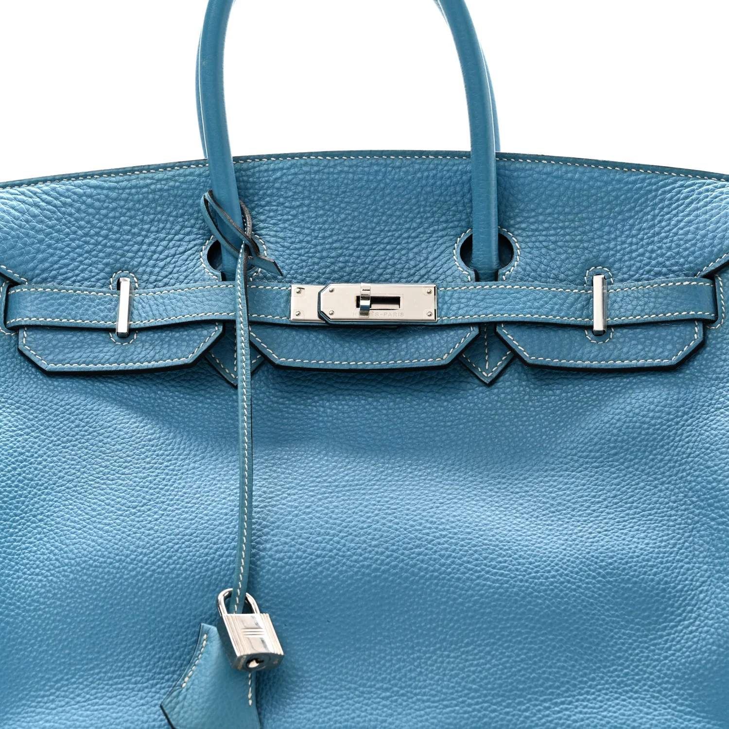 Togo Birkin 35 Blue Jean - Top Club