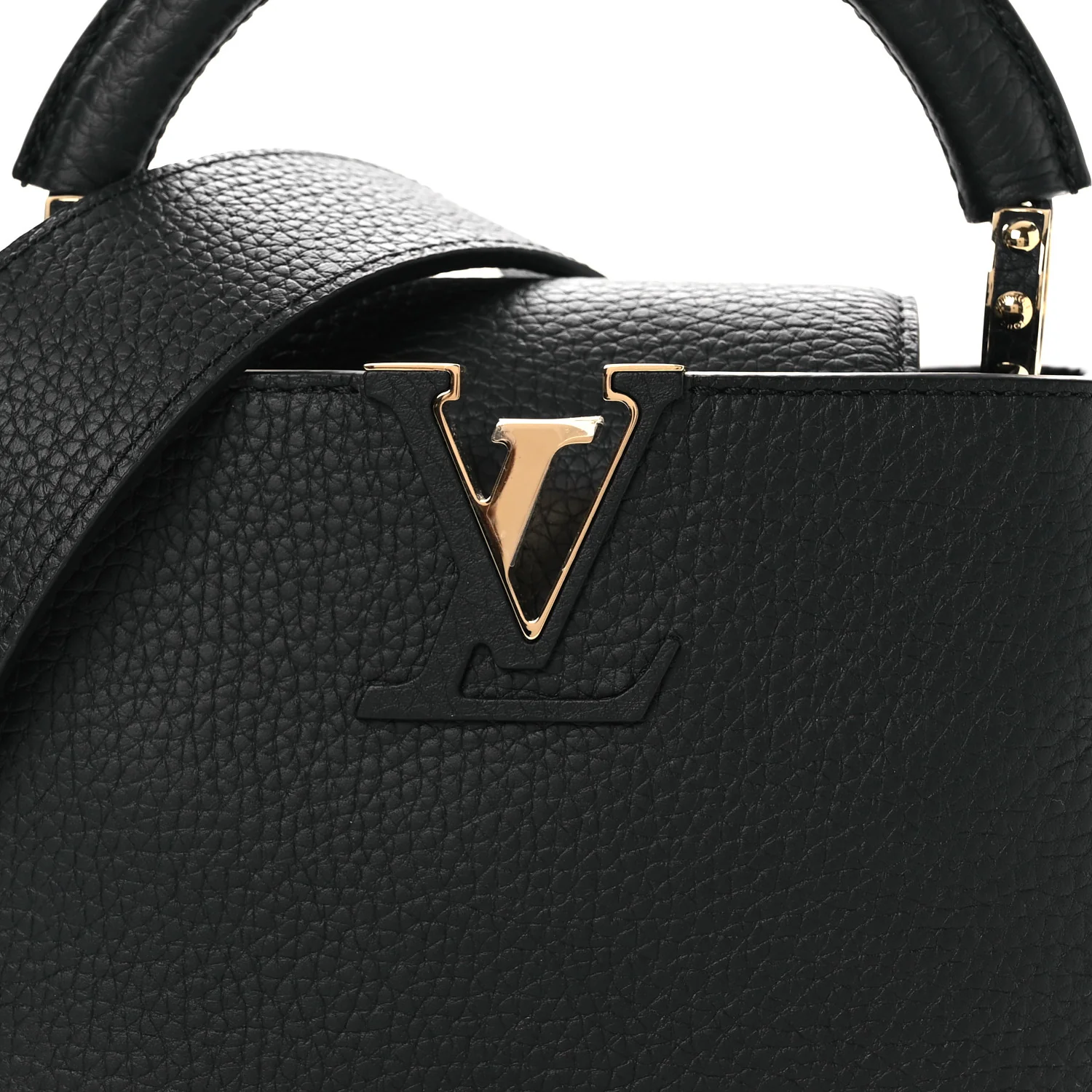 Taurillon Mini Capucines Black - Top Club