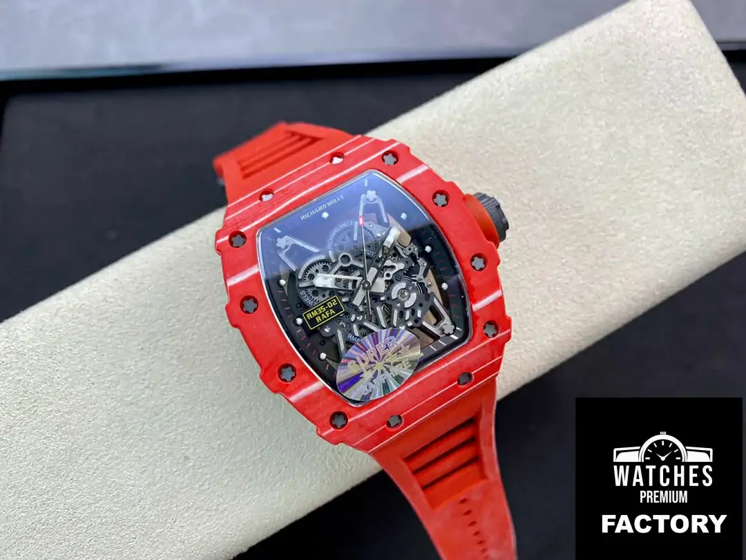 Richard Mille RM035-02 RM Factory Red Rubber Strap
