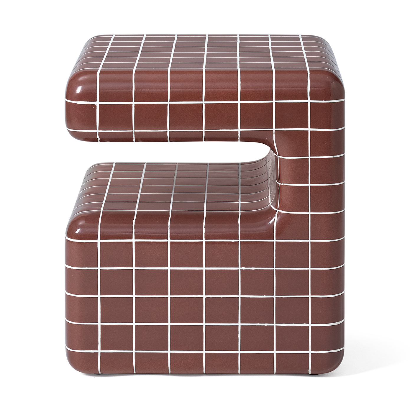 Bijzettafel Takamu Grid timber