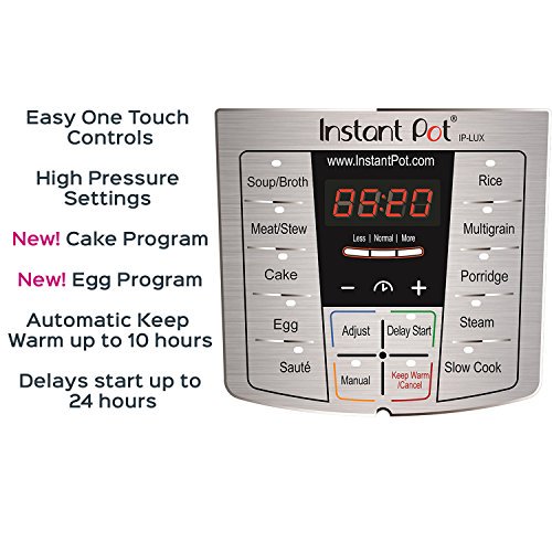 Refurbished Instant Pot IP-LUX80 8 Qt 6-in-1 Multi-Purpose Programmable Pressure Cooker