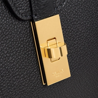 MEDIUM SOFT 16 BAG IN SUPPLE GRAINED CALFSKIN BLACK - Top Club