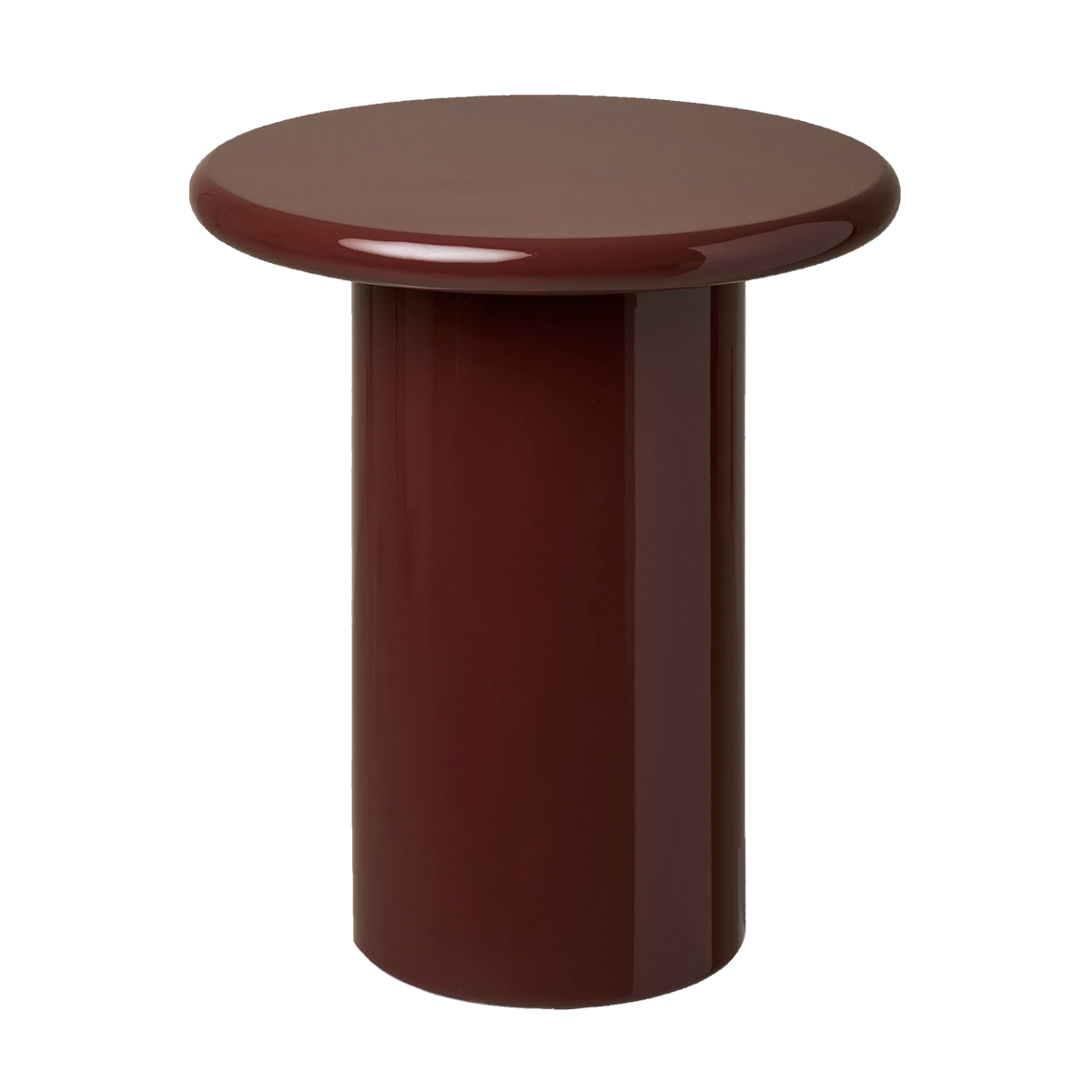 Bijzettafel Nelly rood Ø45 cm