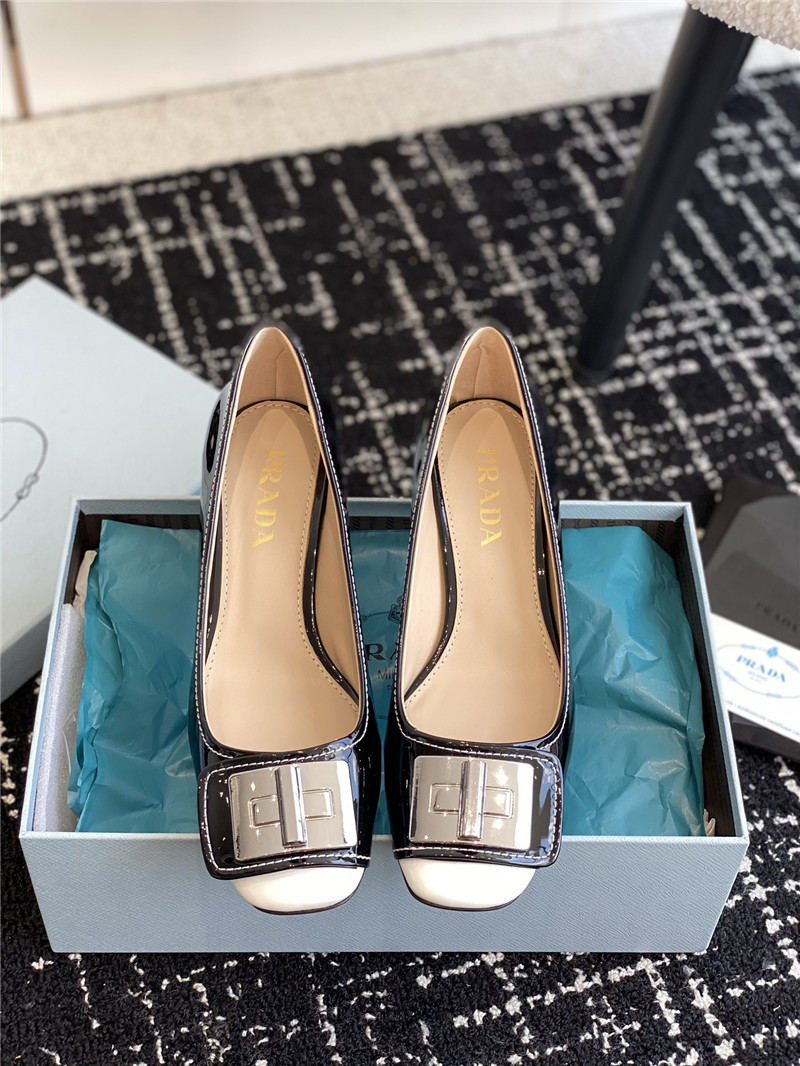 prada autumn and winter classic color matching shoes - Sneaker Replica Workshop