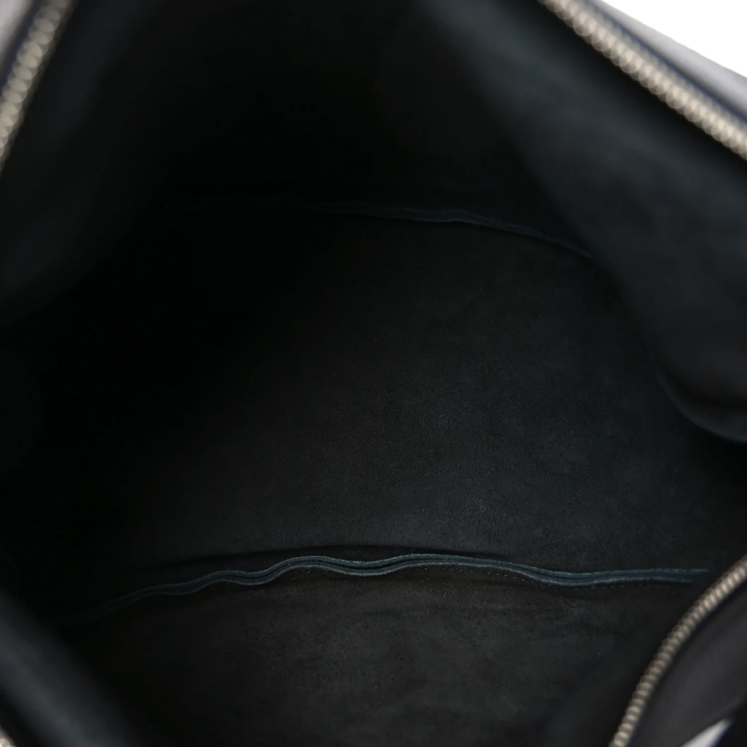 Grained Calfskin Large Slouchy Banana Bag Black - Top Club