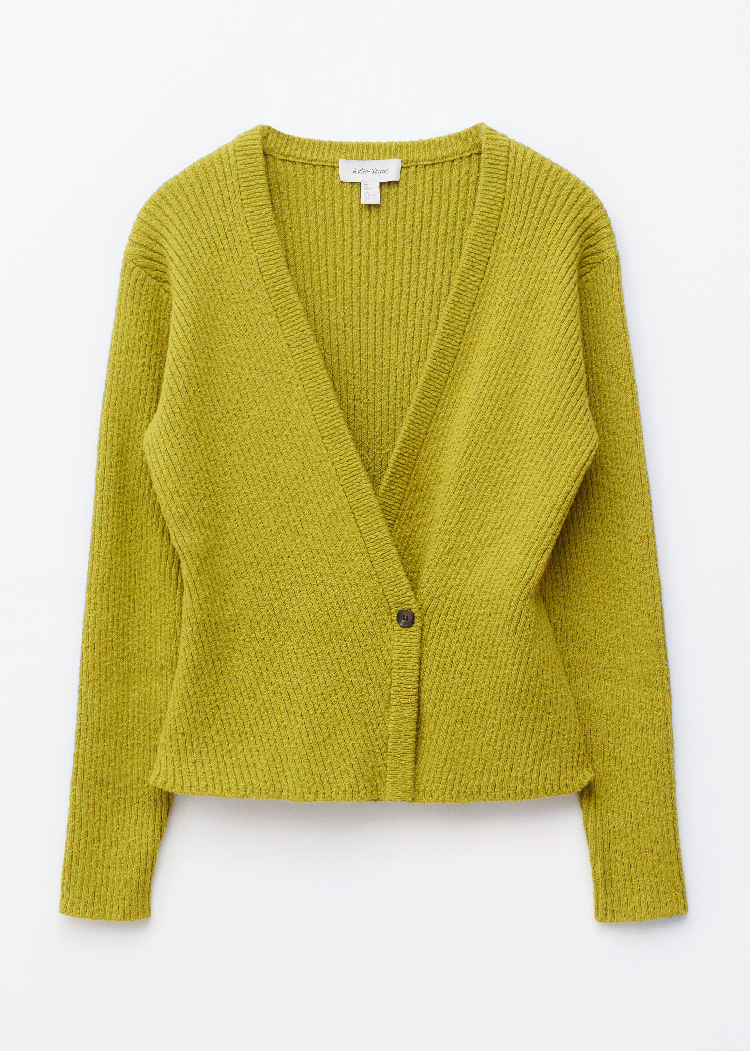 & Other Stories RIBBED CARDIGAN