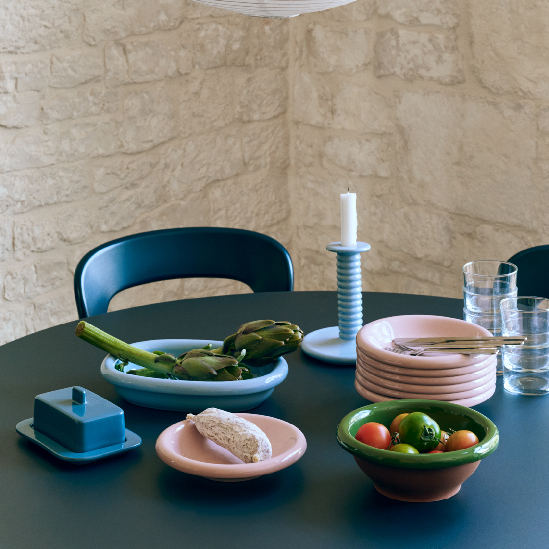 Schaal Barro pink - set van 2