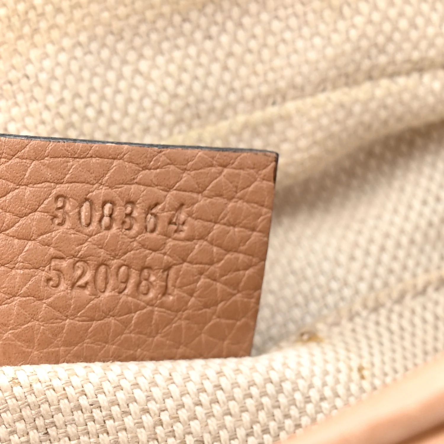 Pebbled Calfskin Small Soho Disco Bag Rose Beige - Top Club