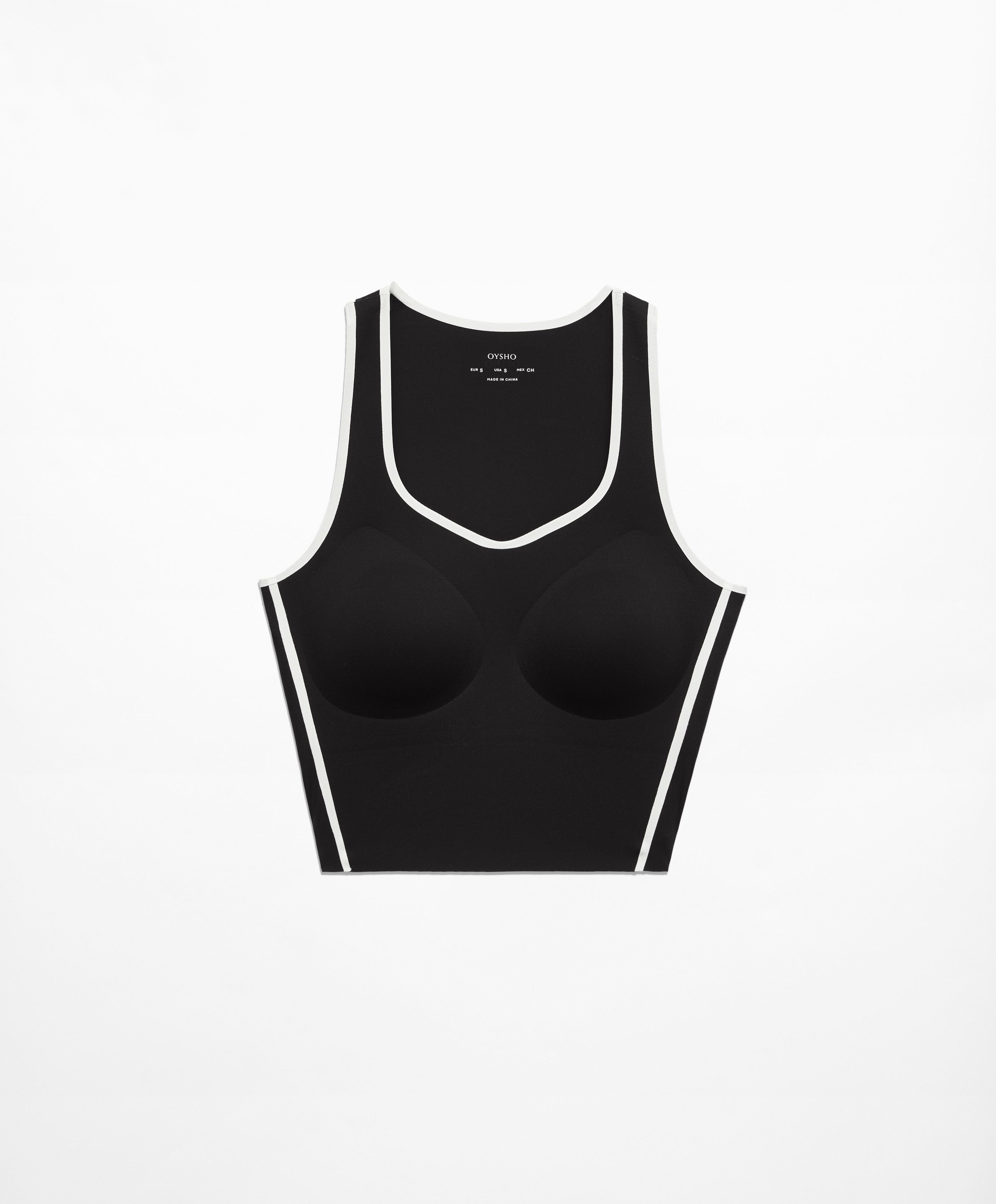 OYSHO Perfect-adapt piping tank top