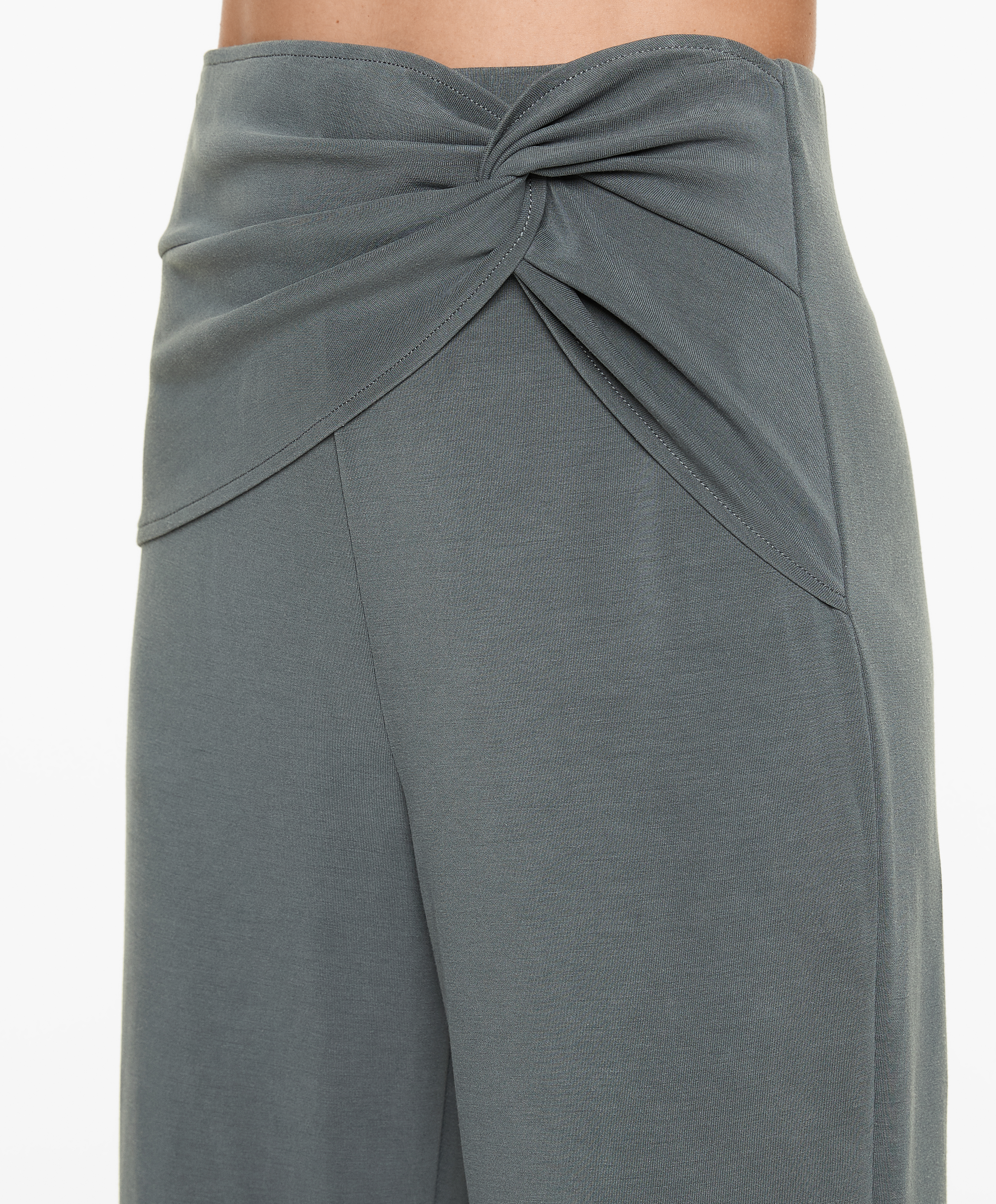 OYSHO Flare trousers with modal