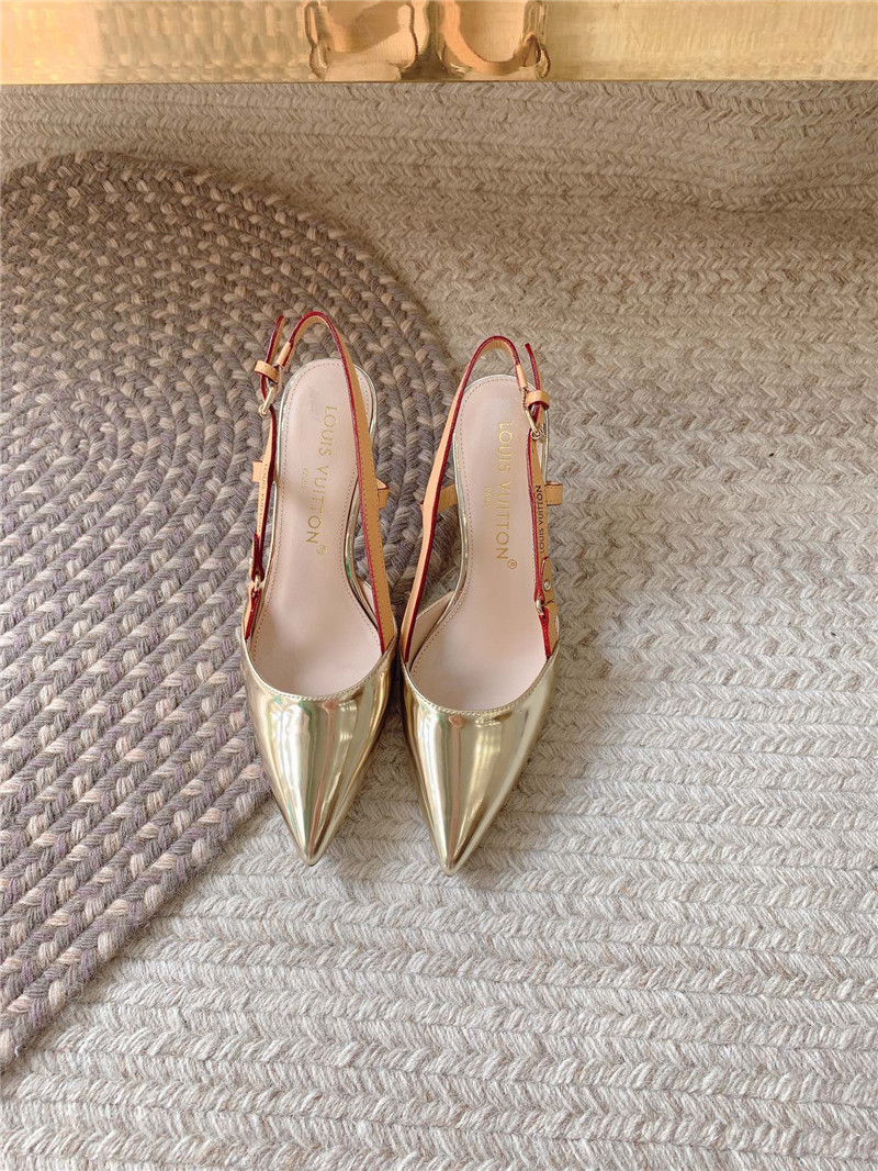 louis vuitton LV new BLOSSOM slingback high heels - Sneaker Replica Workshop