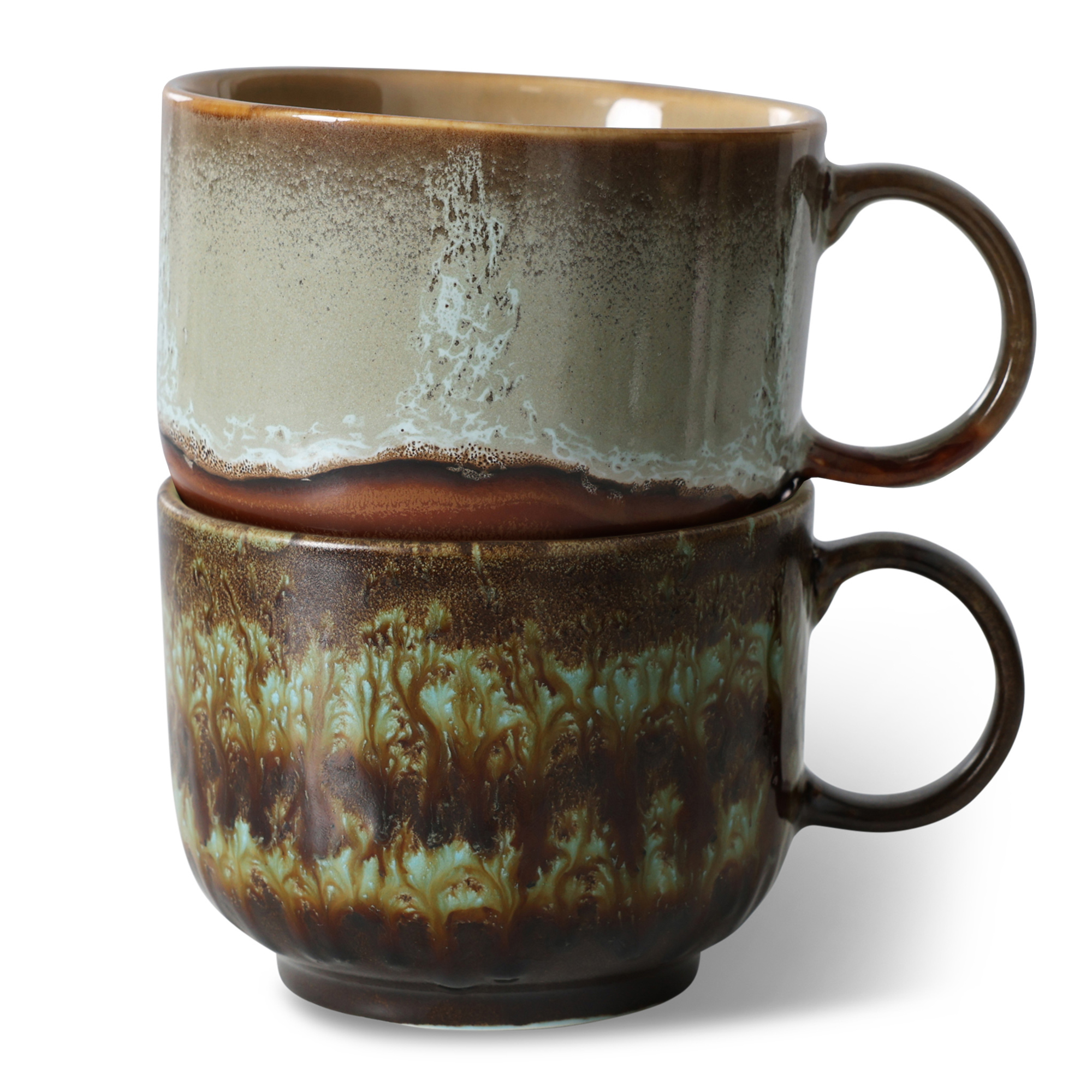 Servies 70s ceramics: thee mok odyssey - set van 2