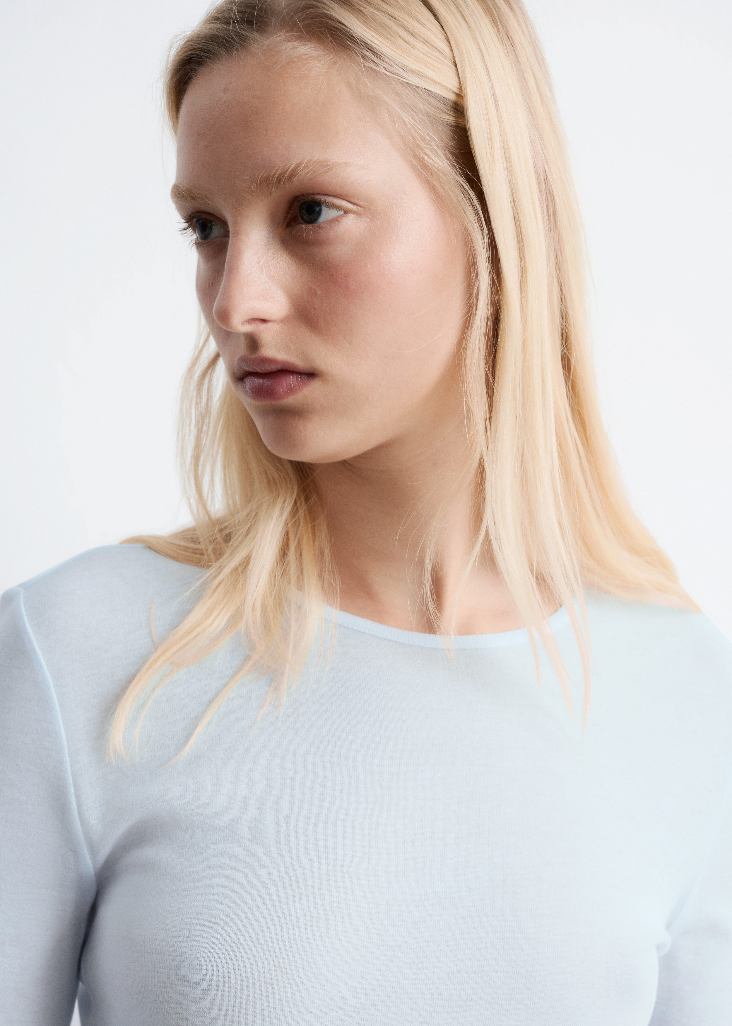 & Other Stories SHEER LONG-SLEEVE TOP