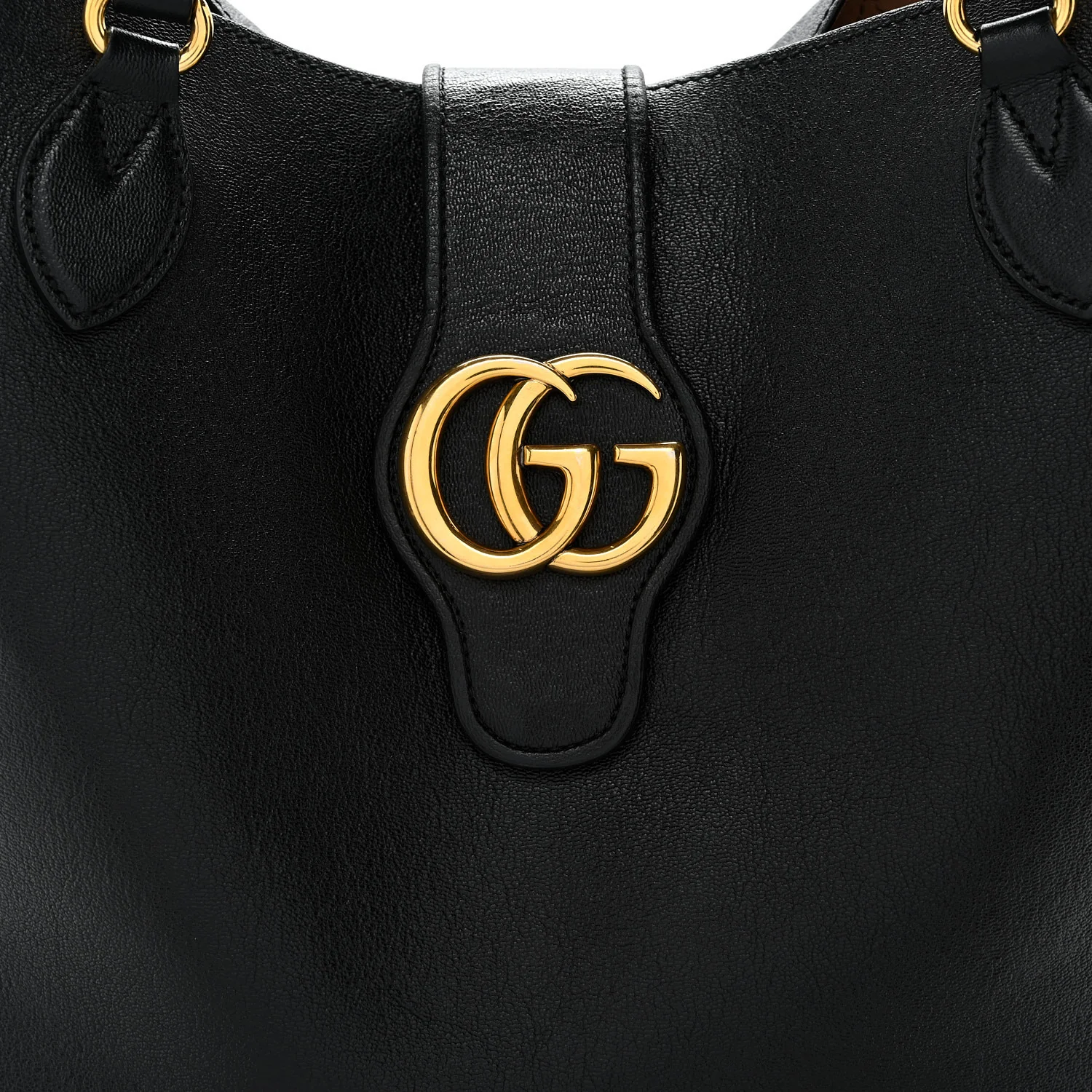 New Sakai Calfskin Lux Medium Dahlia Tote  Black - Top Club